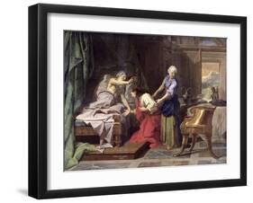 Isaac Blessing Jacob, 1692-Jean-Baptiste Jouvenet-Framed Giclee Print