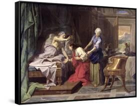 Isaac Blessing Jacob, 1692-Jean-Baptiste Jouvenet-Framed Stretched Canvas