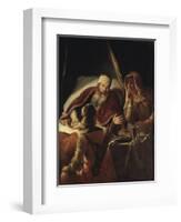 Isaac Blessing Jacob, c.1660-70-Abraham van Dyck-Framed Giclee Print