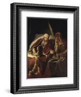 Isaac Blessing Jacob, c.1660-70-Abraham van Dyck-Framed Giclee Print