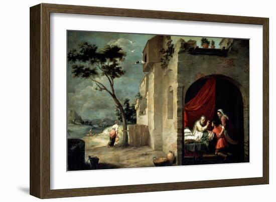 Isaac Blessing Jacob, C1660-Bartolomé Esteban Murillo-Framed Giclee Print