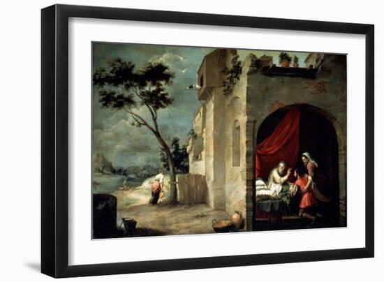 Isaac Blessing Jacob, C1660-Bartolomé Esteban Murillo-Framed Giclee Print