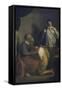 Isaac Blessing Jacob-Giuseppe Ferrarini-Framed Stretched Canvas
