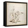 Isaac Blessing Jacob-Rembrandt van Rijn-Framed Stretched Canvas