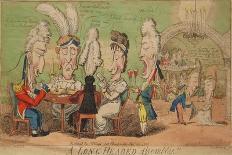 A Long Headed Assembly!!, 1806-Isaac Cruikshank-Giclee Print