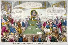 A Long Headed Assembly!!, 1806-Isaac Cruikshank-Giclee Print