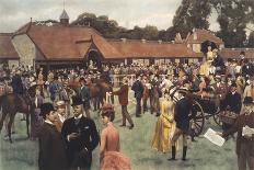 Sir Horace Farquhar's Chestnut Colt 'Nouveau Riche' in the Winner's Enclosure, Newmarket-Isaac J. Cullin-Stretched Canvas