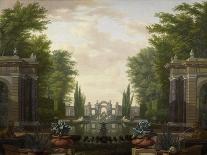 The Gardens at the Villa D'este, Tivoli, 1731 (Oil on Canvas)-Isaac de Moucheron-Giclee Print