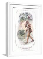 Isaac Is a Tall Lean Gloomy Personage-Charles Edmund Brock-Framed Giclee Print