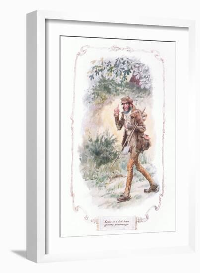 Isaac Is a Tall Lean Gloomy Personage-Charles Edmund Brock-Framed Giclee Print