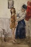 In the Dressing Room-Isaac Israels-Stretched Canvas