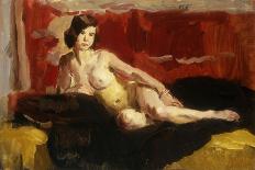 In the Dressing Room-Isaac Israels-Stretched Canvas