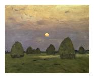 Haystacks Twilight, 1899-Isaac Levitan-Art Print