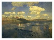 Lake Russia, 1900-Isaac Levitan-Framed Art Print