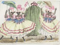 French Set-Girls, Plate 7 from 'sketches of Character...', 1838 (Colour Litho)-Isaac Mendes Belisario-Giclee Print