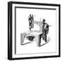 Isaac Merrit Singer's First Sewing Machine, Patented in 1851-null-Framed Premium Giclee Print