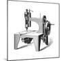 Isaac Merrit Singer's First Sewing Machine, Patented in 1851-null-Mounted Premium Giclee Print