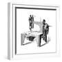 Isaac Merrit Singer's First Sewing Machine, Patented in 1851-null-Framed Giclee Print