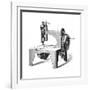 Isaac Merrit Singer's First Sewing Machine, Patented in 1851-null-Framed Giclee Print