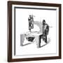 Isaac Merrit Singer's First Sewing Machine, Patented in 1851-null-Framed Giclee Print