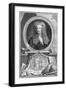 Isaac Newton (1642-172), English Mathematician, Astronomer and Physicist, 1738-Jacobus Houbraken-Framed Giclee Print