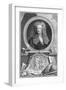 Isaac Newton (1642-172), English Mathematician, Astronomer and Physicist, 1738-Jacobus Houbraken-Framed Giclee Print