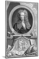Isaac Newton (1642-172), English Mathematician, Astronomer and Physicist, 1738-Jacobus Houbraken-Mounted Giclee Print