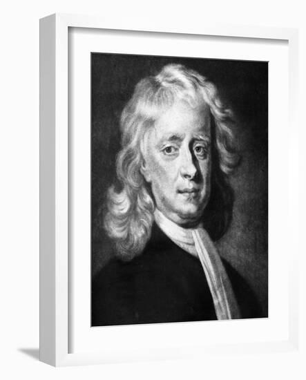 Isaac Newton (1642-172), English Mathematician, Astronomer and Physicist-null-Framed Giclee Print