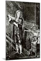 Isaac Newton (1643-1727)-null-Mounted Giclee Print