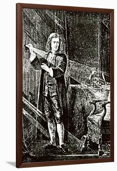 Isaac Newton (1643-1727)-null-Framed Giclee Print