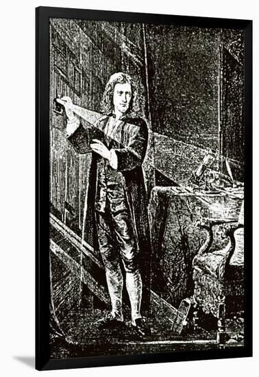 Isaac Newton (1643-1727)-null-Framed Giclee Print