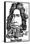 Isaac Newton, Caricature-Gary Gastrolab-Framed Stretched Canvas