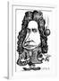 Isaac Newton, Caricature-Gary Gastrolab-Framed Photographic Print