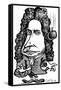 Isaac Newton, Caricature-Gary Gastrolab-Framed Stretched Canvas