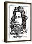 Isaac Newton, Caricature-Gary Gastrolab-Framed Photographic Print