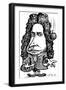 Isaac Newton, Caricature-Gary Gastrolab-Framed Photographic Print