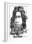 Isaac Newton, Caricature-Gary Gastrolab-Framed Photographic Print