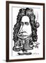 Isaac Newton, Caricature-Gary Gastrolab-Framed Photographic Print