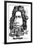 Isaac Newton, Caricature-Gary Gastrolab-Framed Photographic Print