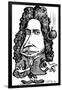 Isaac Newton, Caricature-Gary Gastrolab-Framed Photographic Print