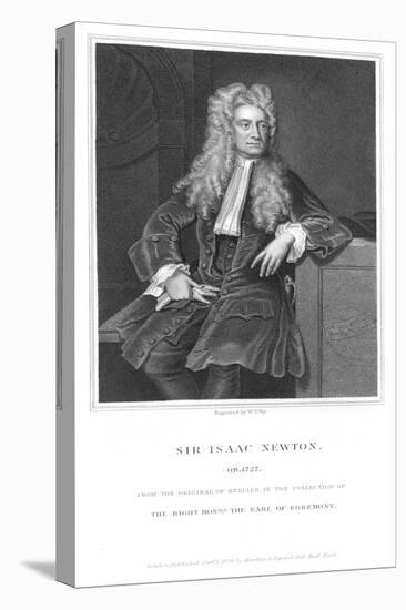 Isaac Newton, English Mathematician and Physicist, 1836-William Thomas Fry-Stretched Canvas