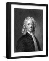 Isaac Newton, English Mathematician and Physicist-null-Framed Giclee Print