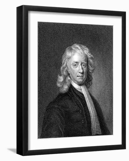 Isaac Newton, English Mathematician and Physicist-null-Framed Giclee Print