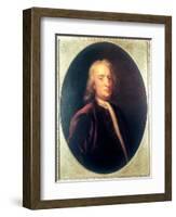 Isaac Newton, English Mathematician, Astronomer and Physicist, C1725-John Vanderbank-Framed Giclee Print