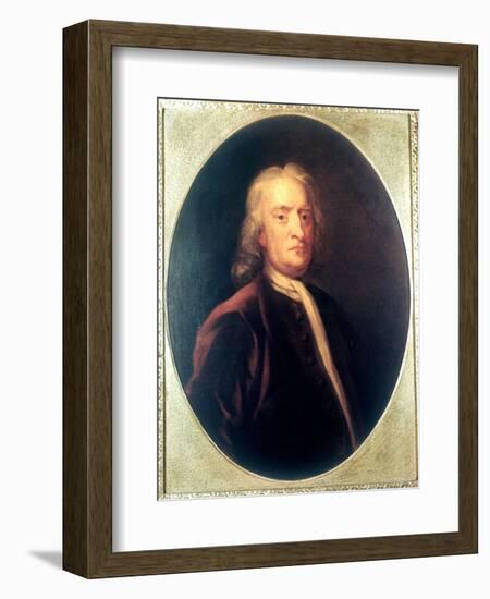 Isaac Newton, English Mathematician, Astronomer and Physicist, C1725-John Vanderbank-Framed Giclee Print