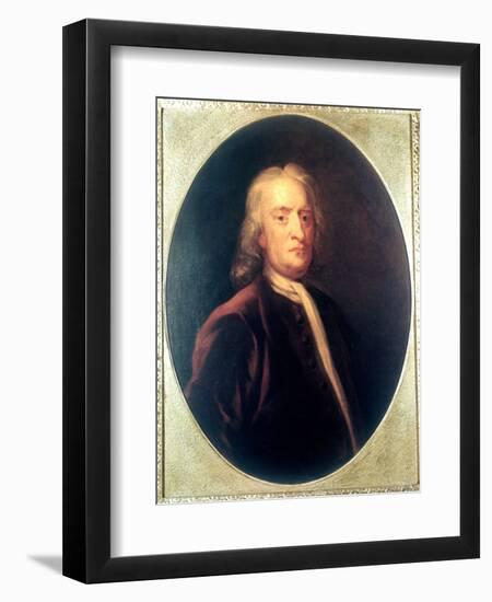 Isaac Newton, English Mathematician, Astronomer and Physicist, C1725-John Vanderbank-Framed Giclee Print