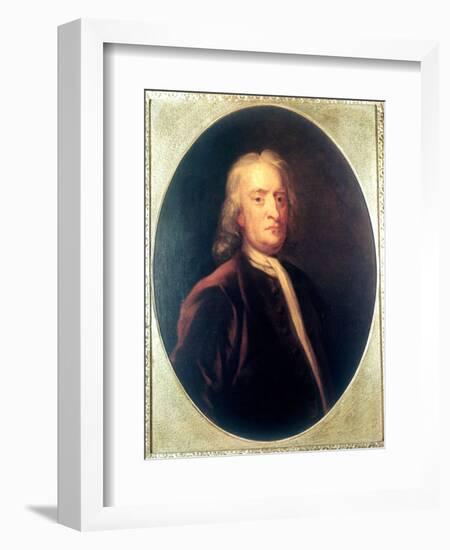 Isaac Newton, English Mathematician, Astronomer and Physicist, C1725-John Vanderbank-Framed Giclee Print