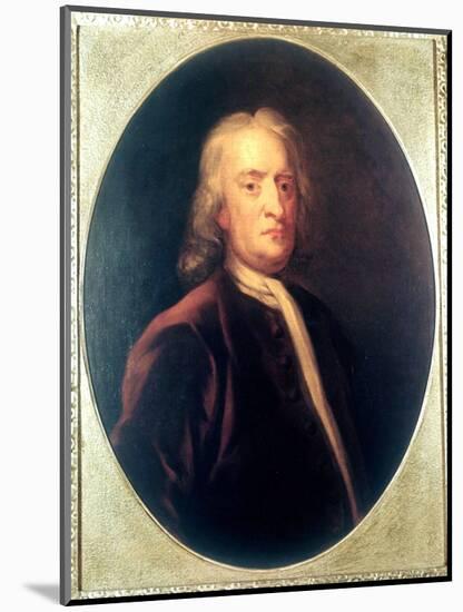 Isaac Newton, English Mathematician, Astronomer and Physicist, C1725-John Vanderbank-Mounted Giclee Print