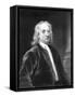 Isaac Newton, English Mathematician, Astronomer and Physicist-E Scriven-Framed Stretched Canvas