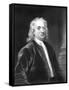 Isaac Newton, English Mathematician, Astronomer and Physicist-E Scriven-Framed Stretched Canvas